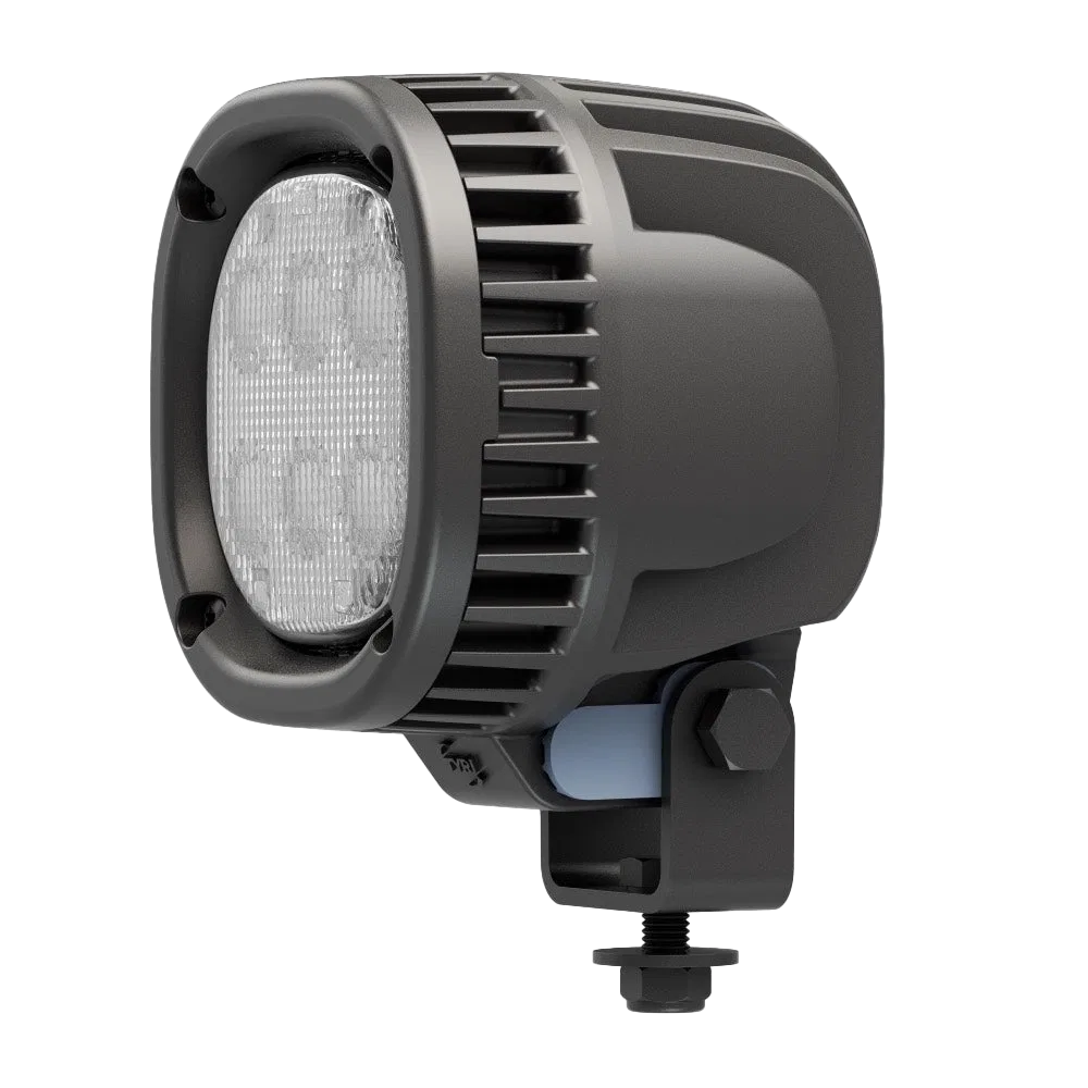 CLK-106-1 – TYRI OFF-ROA Work Light, 4 Inch Square Pedestal Mount 4000 Lumens White LED Bulb Polycarbonate Lens Spot ...
